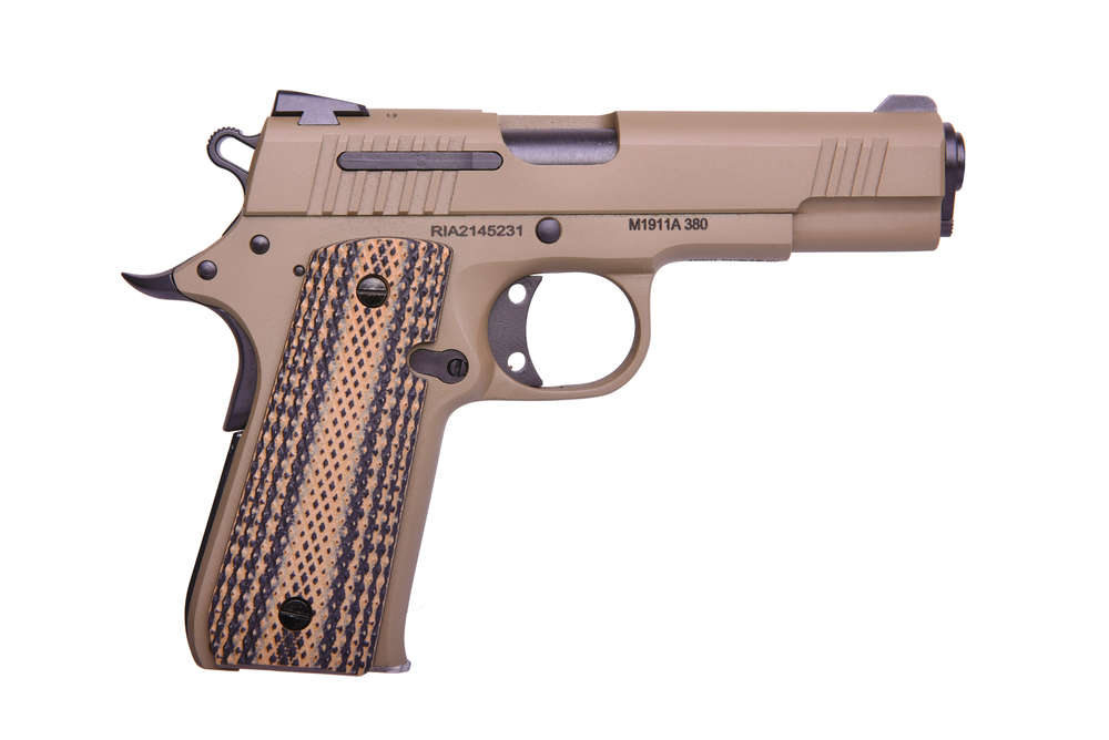 Handguns Rock Island Armory RIA 380 380ACP RIA 380ACP FDE/BROWN 3.75" 7+1 •  • Model: RIA 380